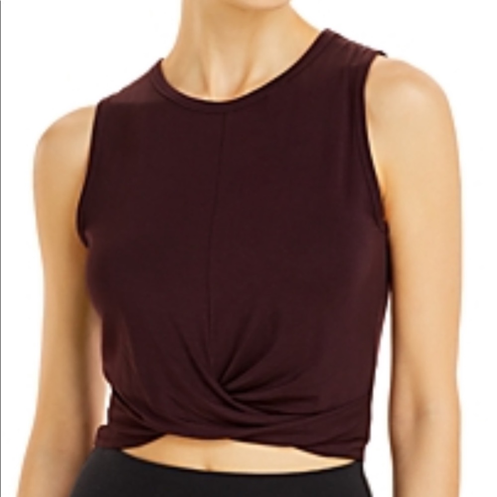 Alo Yoga Cover Tank Size M Oxblood color NWT
